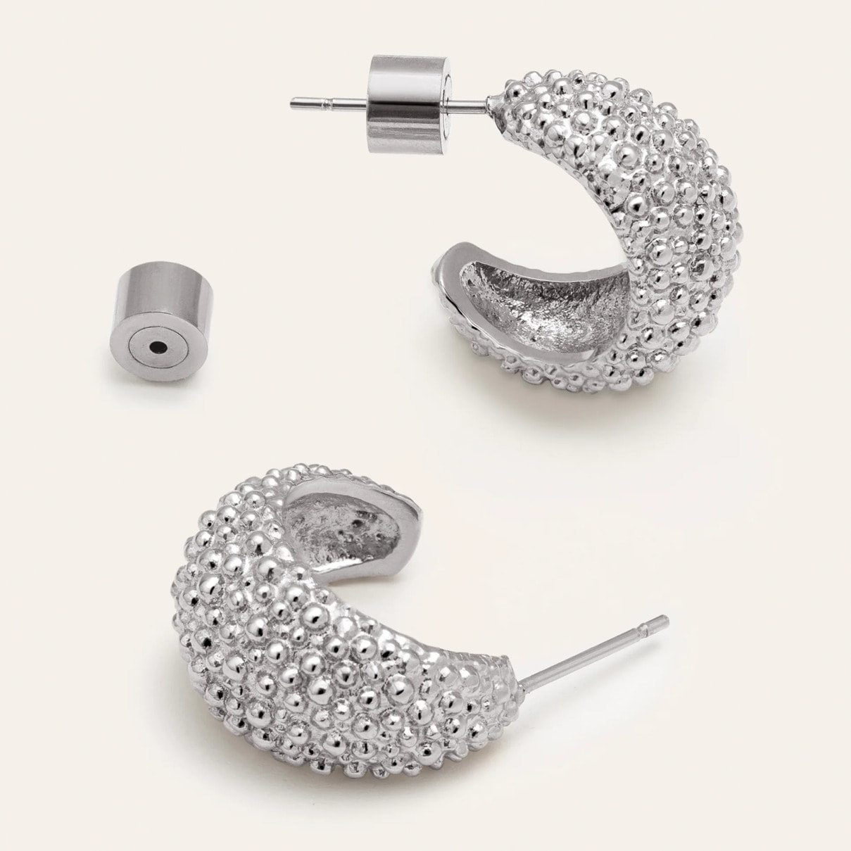 Orecchino Antique in Acciaio