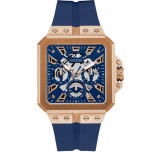 Reloj Guess GW0637G3 Hombre Analogico Cuarzo con Correa de Silicona