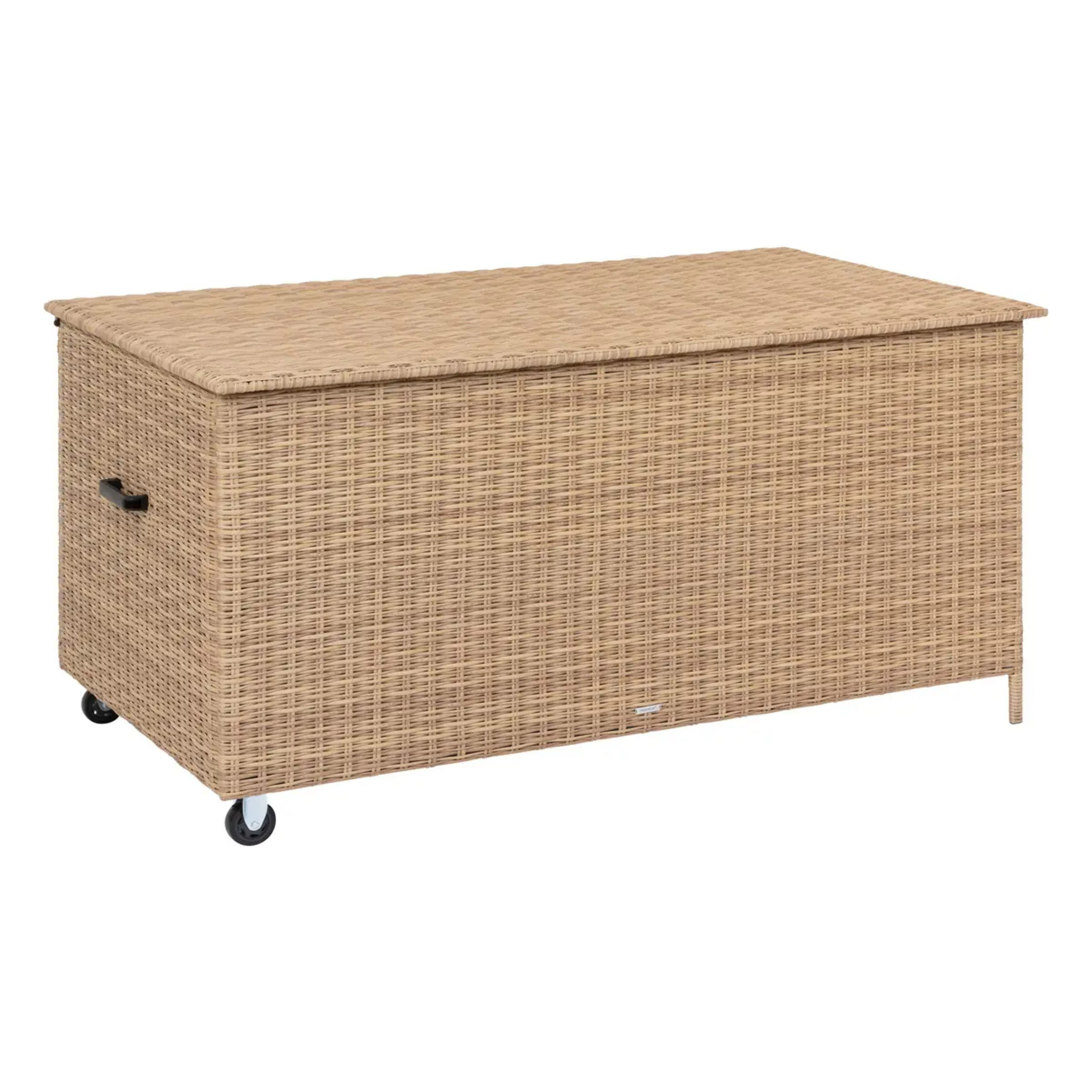 Coffre de rangement "Bayana" savana 159 x 76 x 82,5 cm en acier traité époxy