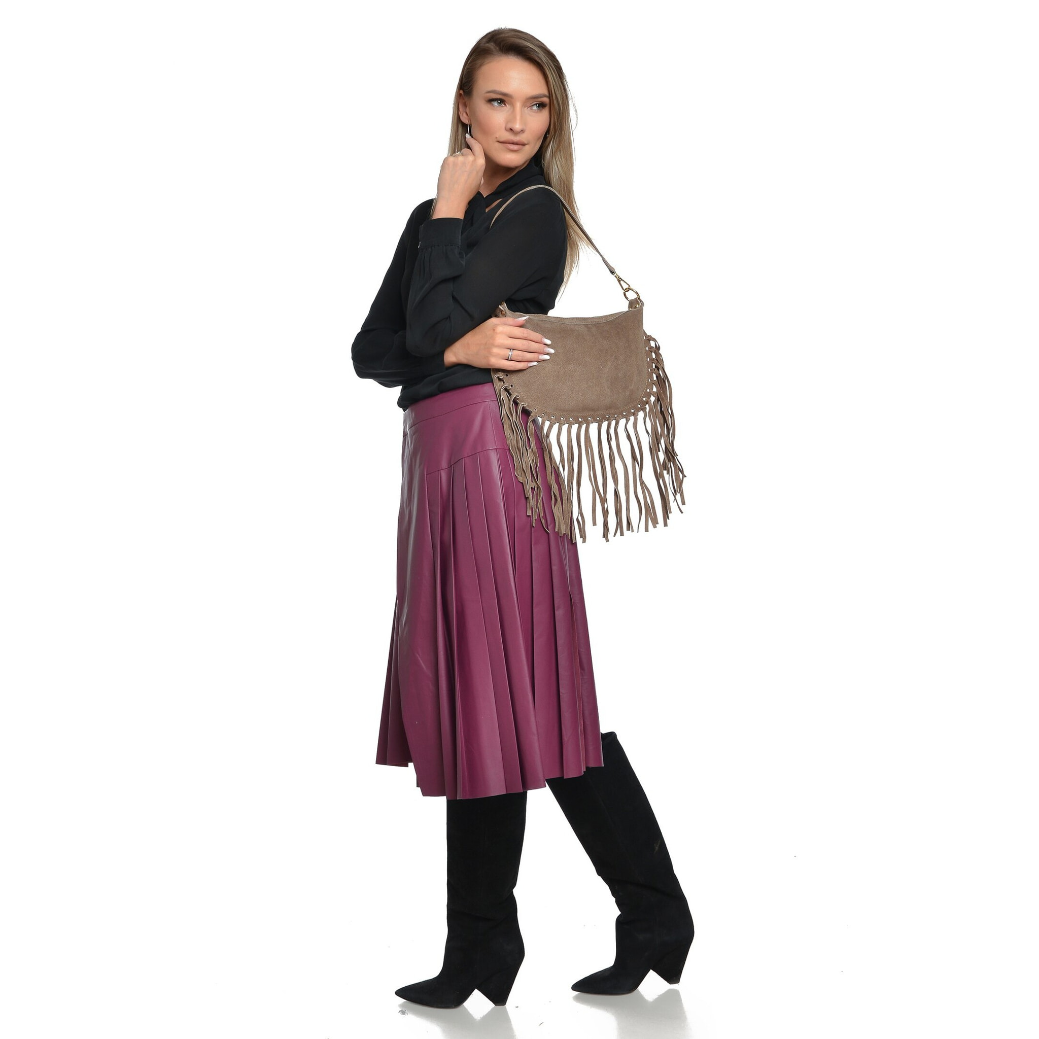 Borsa a tracolla Roberta M Beige