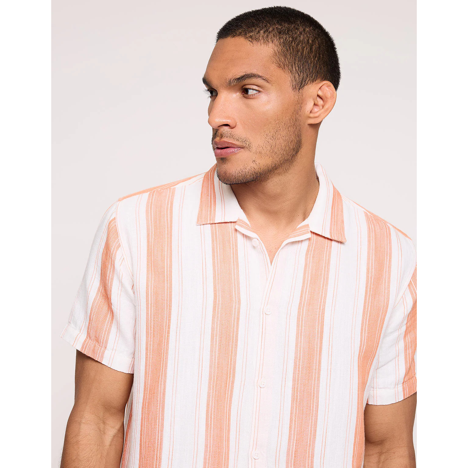 Camisa Manga Corta Naranja - Isino