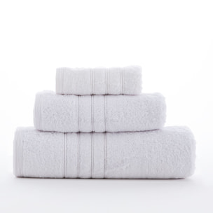 Juego 3 toallas algodón 700 gr/m2 color BLANCO