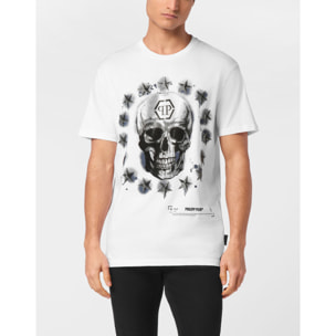 PHILIPP PLEIN Camiseta de cuello redondo y manga corta SKULL