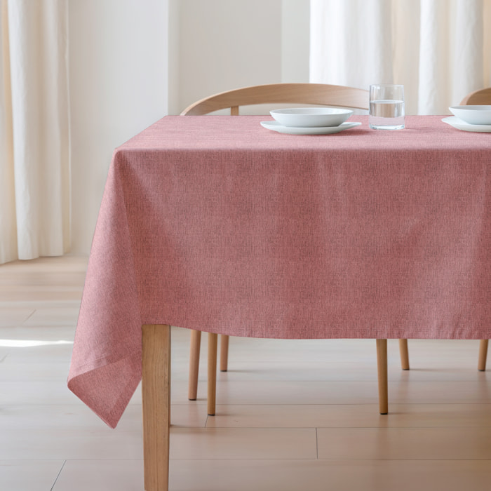 Nappe jacquard unie antitache INDRA ROSA