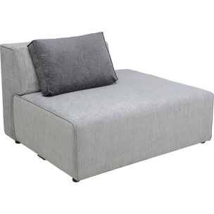 Méridienne canapé Infinity gris Kare Design