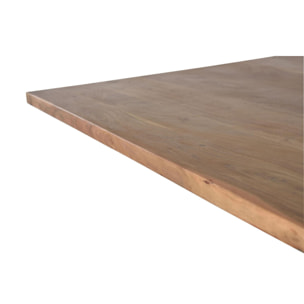Mesas de Comedor de Madera de Acacia 200 Cm Estilo Industrial