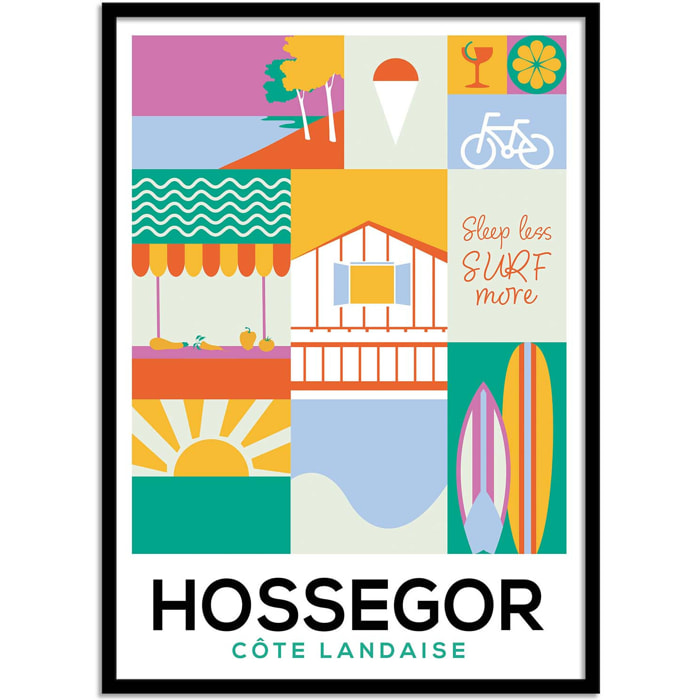 Affiche - Hossegor - Posuta