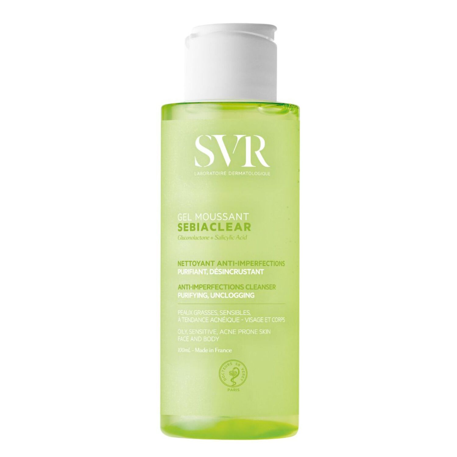 Sebiaclear - Gel Moussant Nettoyant Anti-Imperfection 100 ml