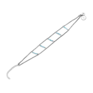Pulsera Blue Habana Acero