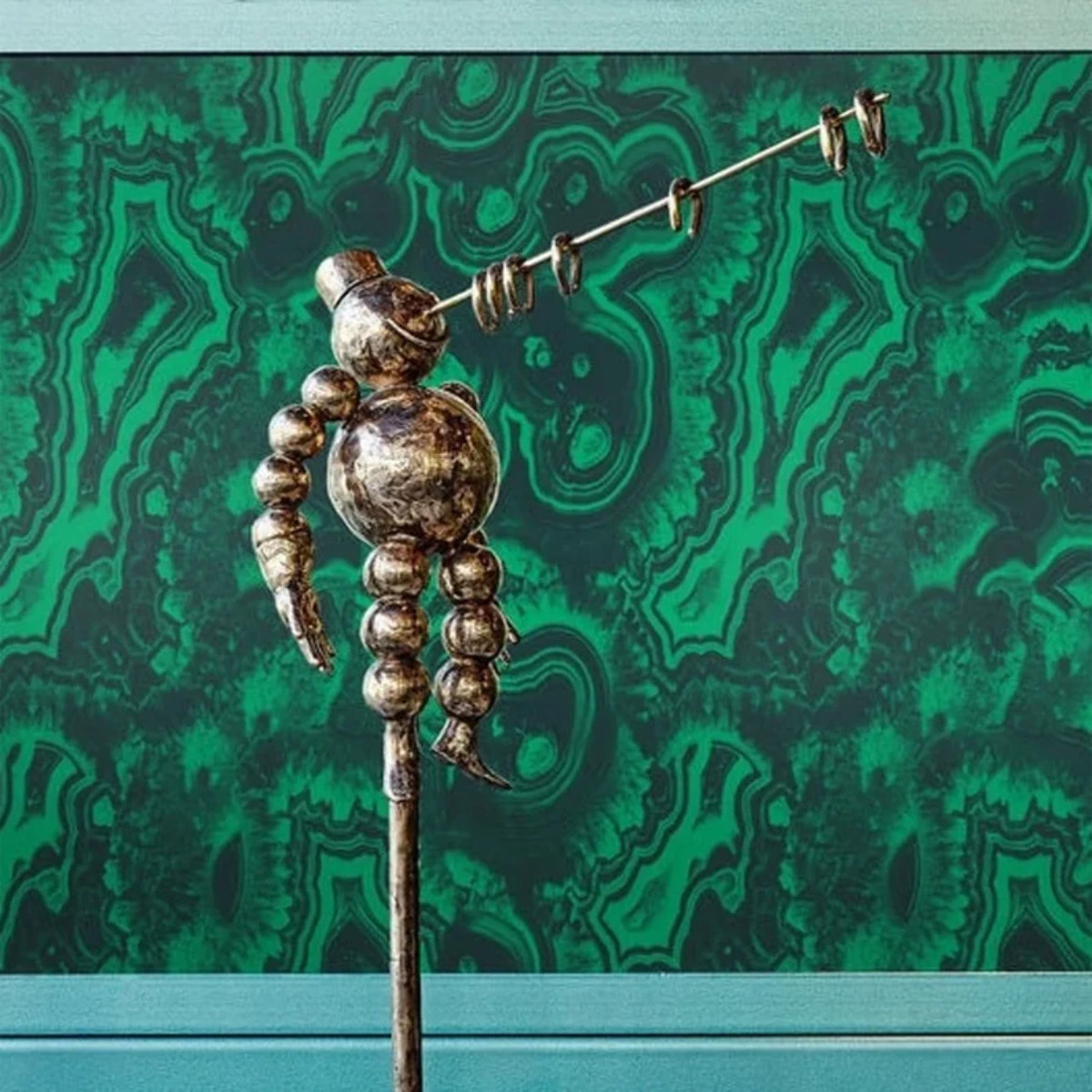 Carta da Parati Malachite Verde
