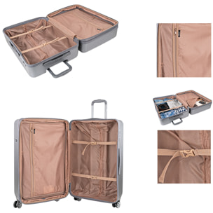 Juego De Maletas Pc Dkny Dkny-3103 Simply Put Plata