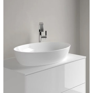 Vasque ovale à poser Artis Stone White CeramicPlus