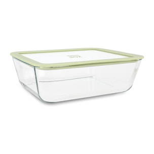 Boîte hermétique rectangulaire verte 2,6L PRESSBOX