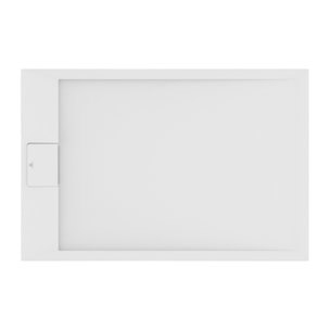 Receveur de douche antidérapant Ultra Flat S I.Life recoupable avec bonde largeur 120 x 90