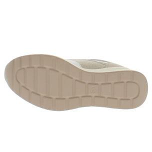 Armata di Mare Scarpe Donna Sneakers Casual con Soletta in Memory Foam AMD S61H18 White Nude Gold
