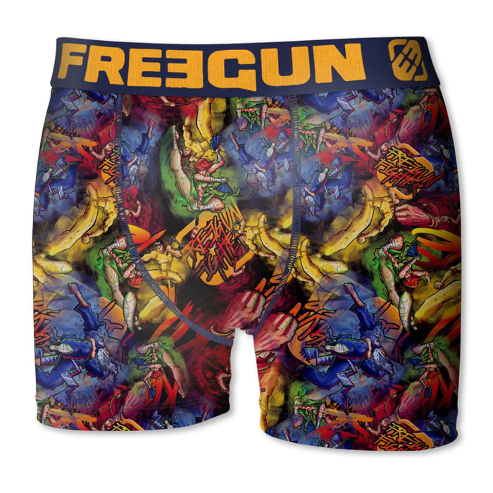 calzoncillo boxer freegun modelo lighterfighter para niño azul