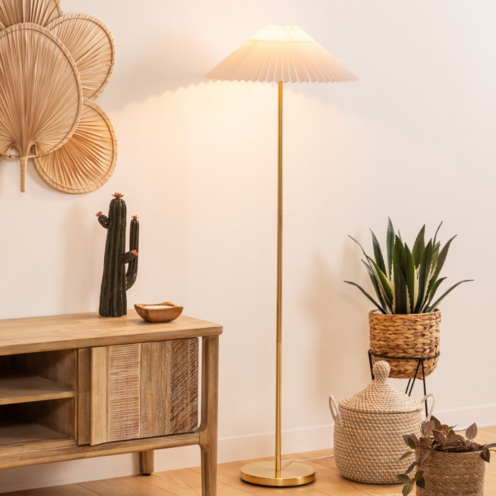 Lampadaire droit "Jiling" en métal H150cm