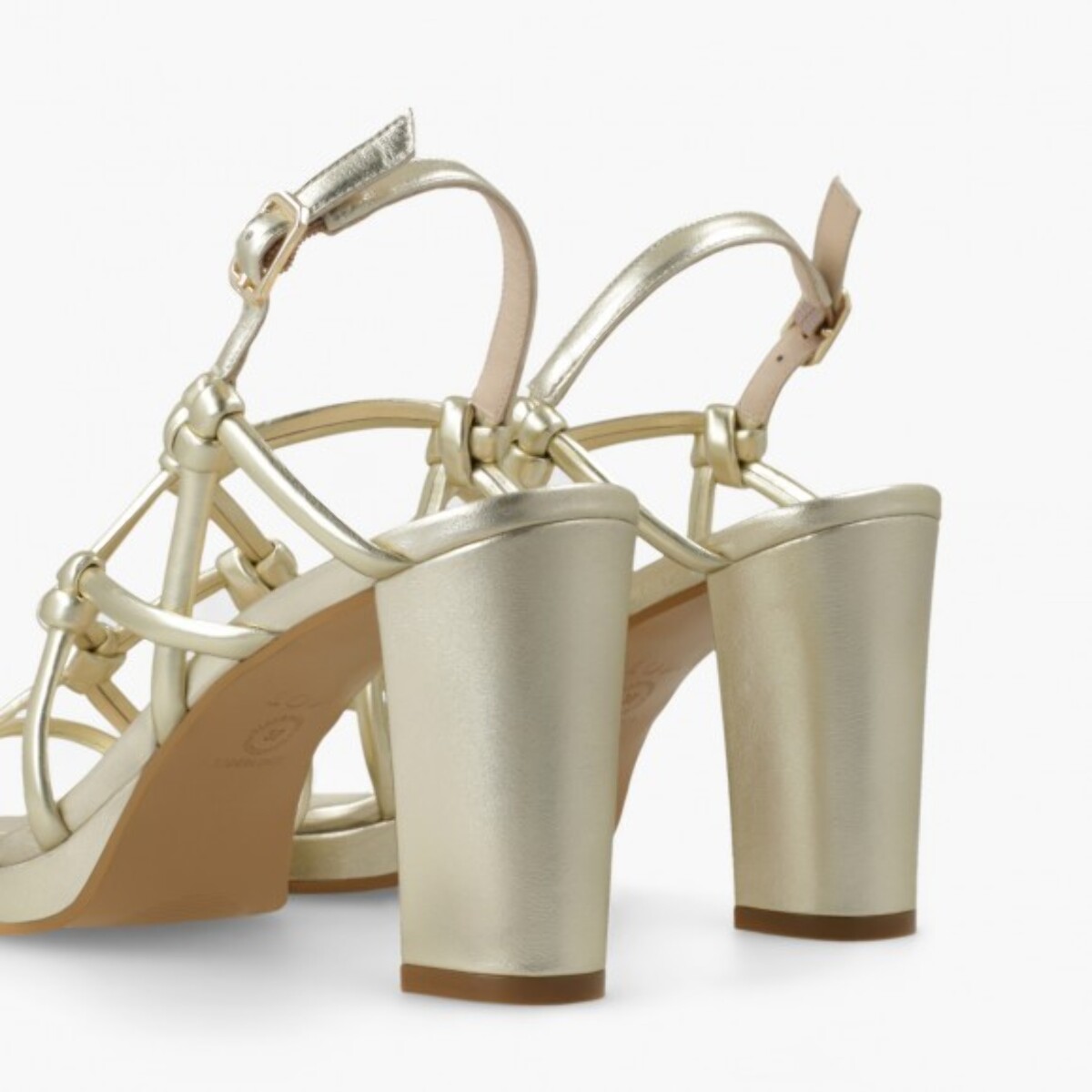 SANDALIAS DORADAS LOSTE