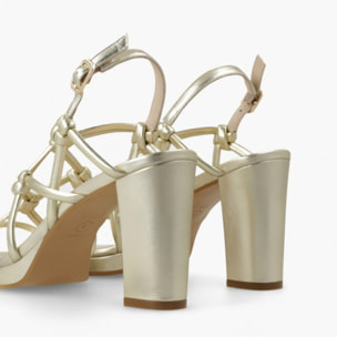 SANDALIAS DORADAS LOSTE