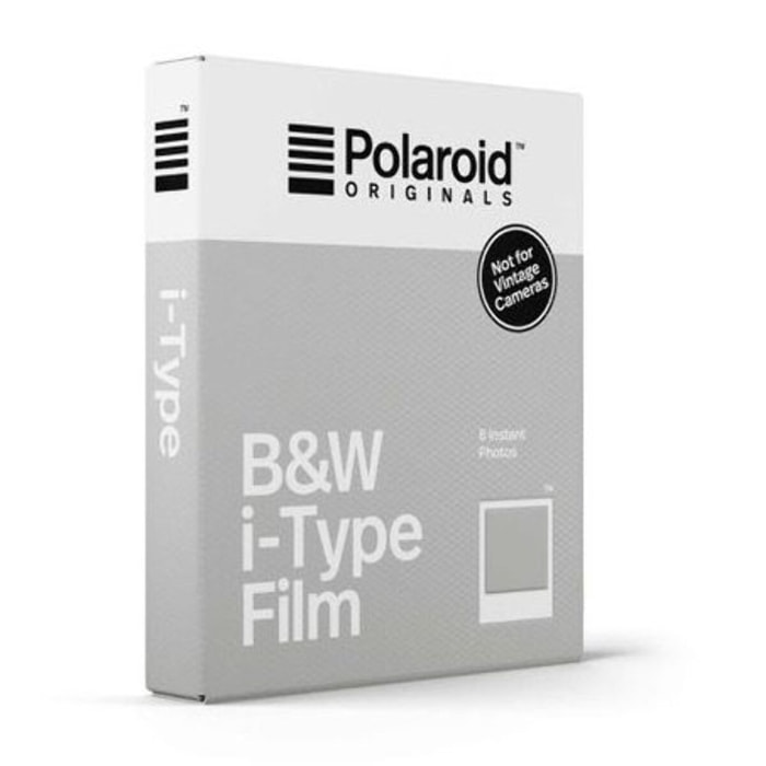 Papier photo instantané POLAROID Noir et Blanc Film iType (x8)