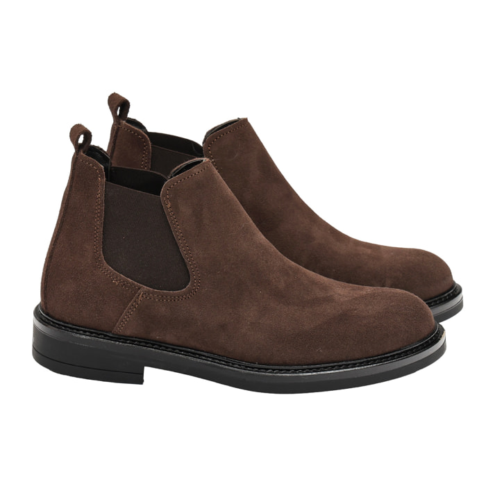 Beatles in camoscio con fascia elastica