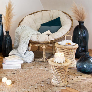 Tables gigognes "Ilyan" en corde