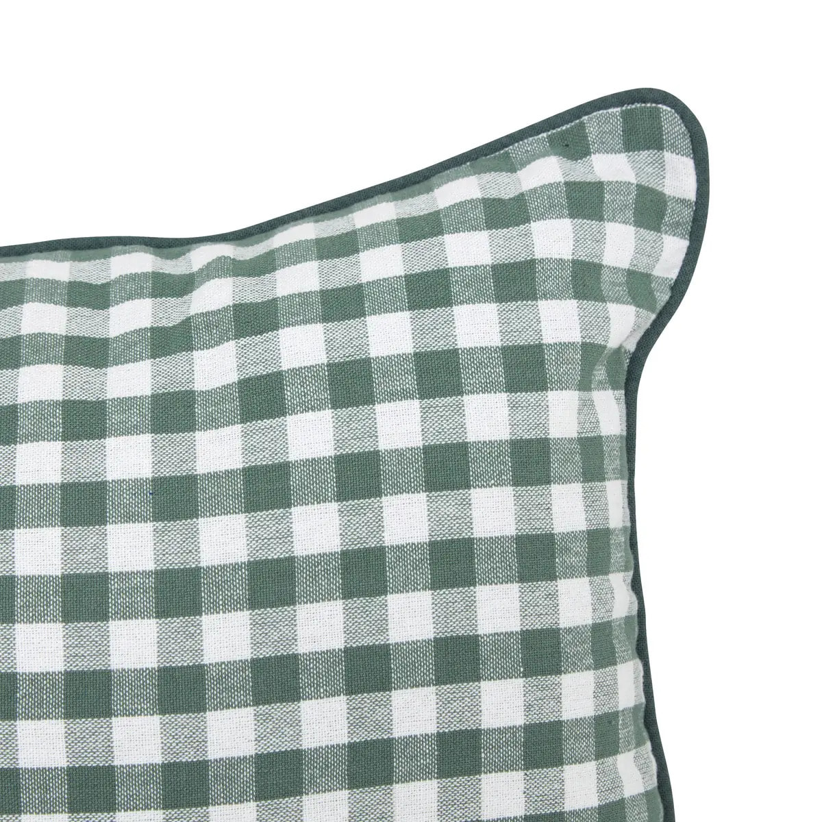 Coussin Groove 50x30cm vichy vert