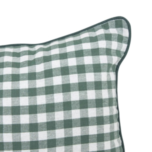 Coussin Groove 50x30cm vichy vert