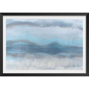 Poster cold moutain Affiche + cadre en bois - Noir