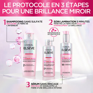 L'Oréal Paris Elseve Glycolic Gloss La Routine Protectrice des Cheveux Ternes