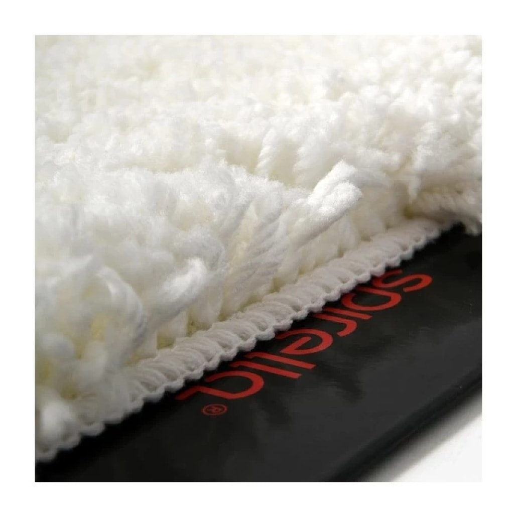 Tapis de bain rond Microfibre HIGHLAND ?60cm Blanc Spirella