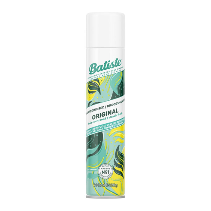 Pack de 6 - Batiste - Shampooing Sec Original Parfum longue durée