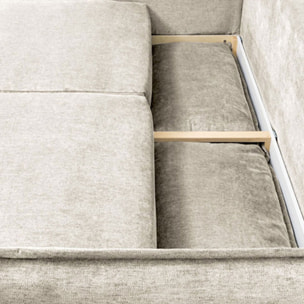 Canapé Tissu Droit Convertible Verduro - 3 Places