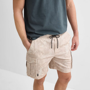 Bermuda MUNICH Tropic lifestyle de algodón-elastano camel