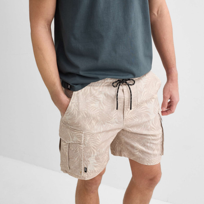 Bermuda MUNICH Tropic lifestyle de algodón-elastano camel