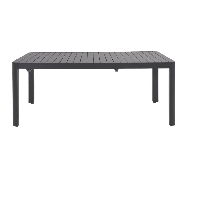 Table de jardin extensible aluminium 6-10 places LUNEA