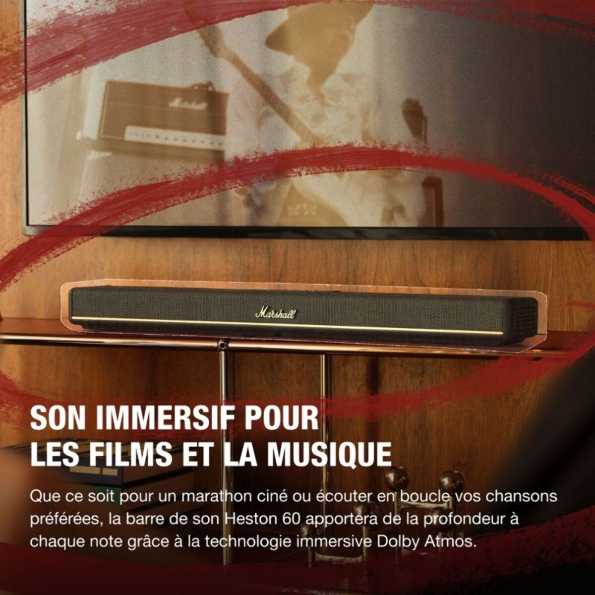 Barre de son MARSHALL HESTON 60 Crème