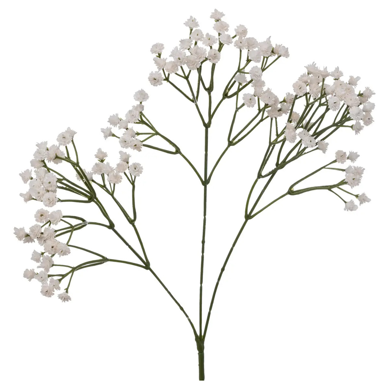 Tige de gypsophile artificiel blanc H68cm