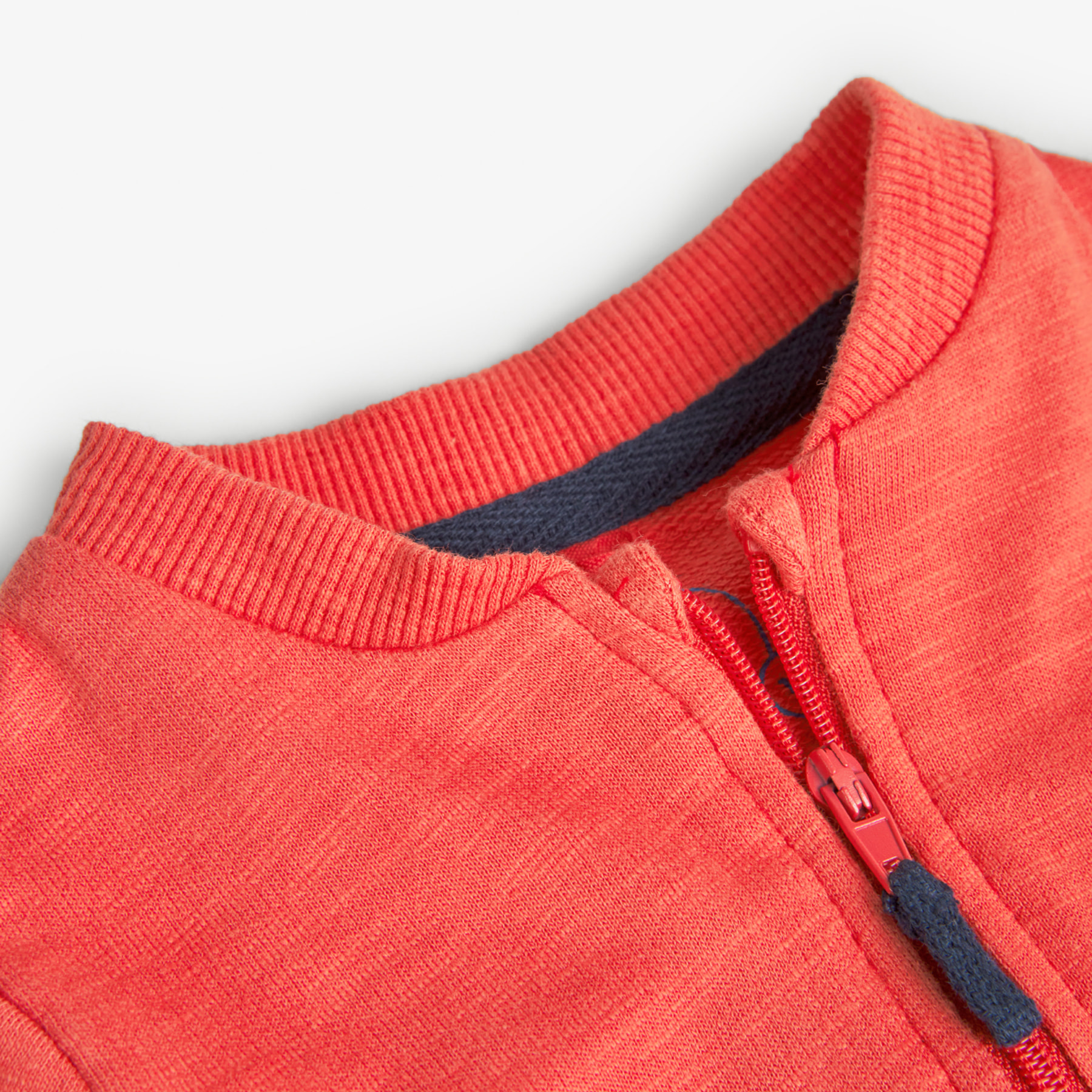 Chaqueta felpa flamÃ© reciÃ©n nacido niÃ±o, estampado, rojo