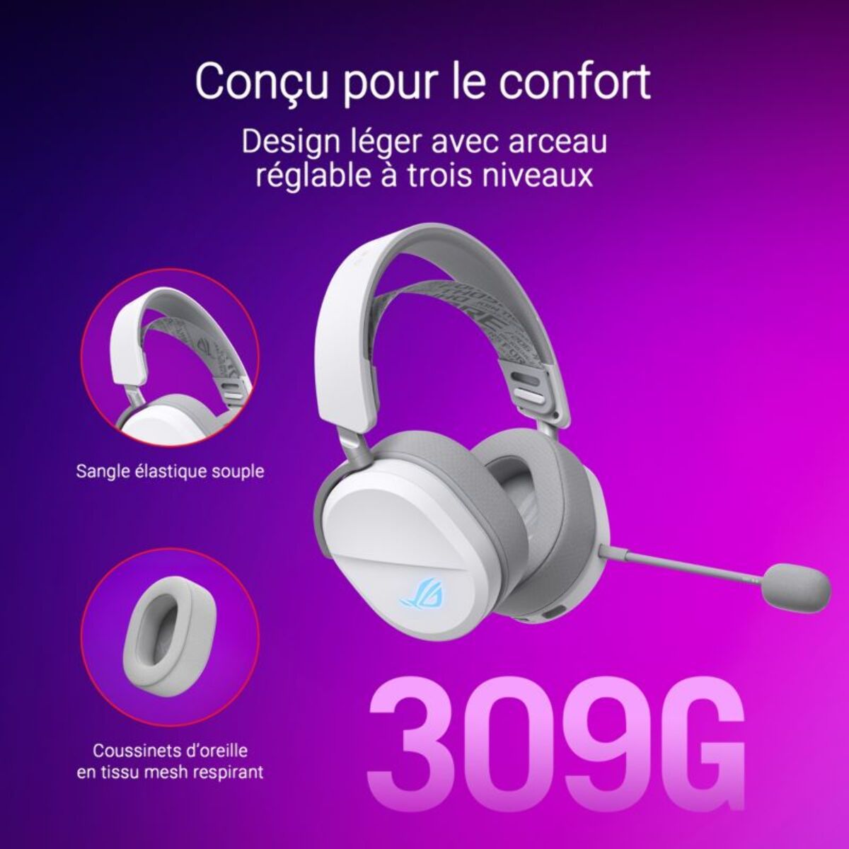 Casque gamer ASUS ROG Pelta