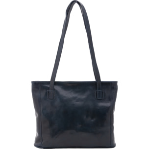 Borsa a spalla  da donna In Vera pelle Made in Italy 30x37x8 cm