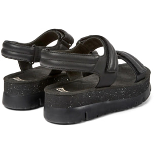 CAMPER Oruga Up - Sandalias Negro Mujer