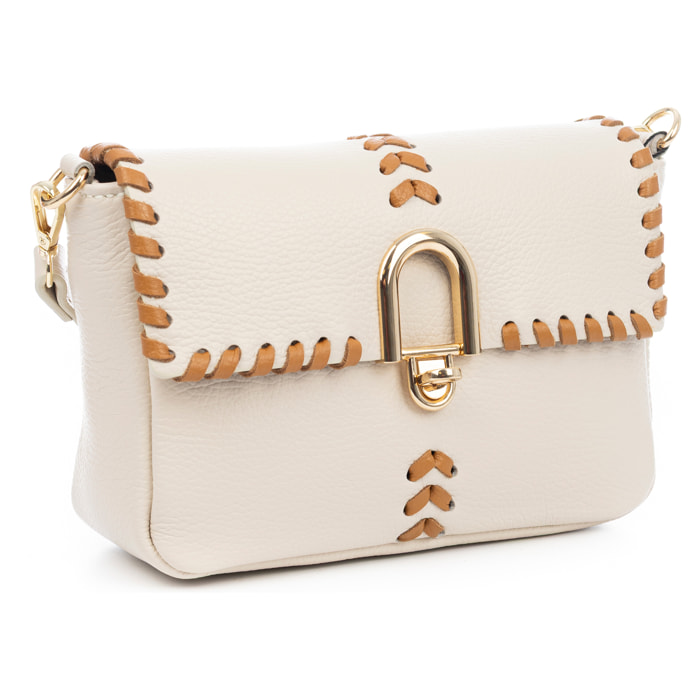 Basicò Bolso de mano Mujer. Piel auténtica Dollaro