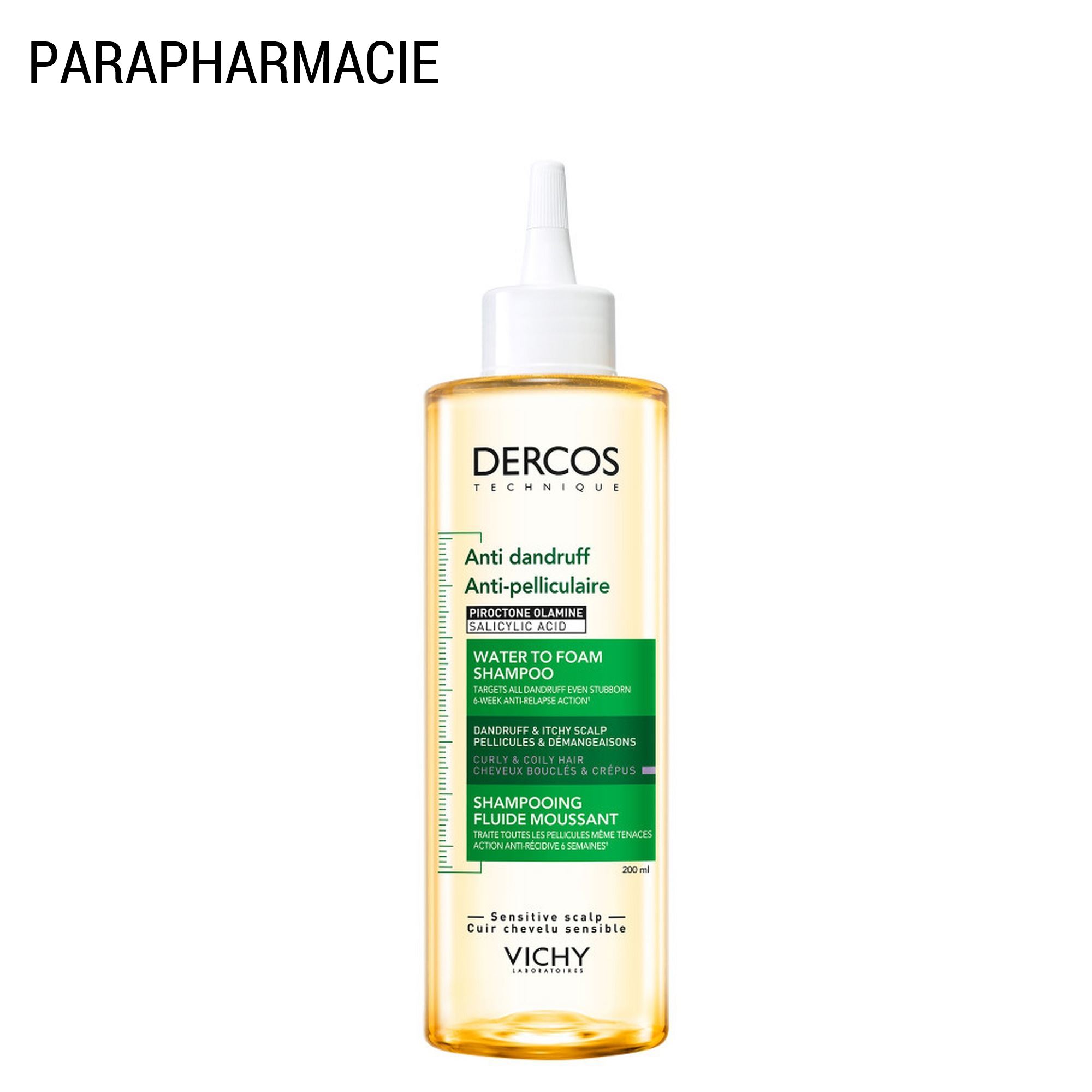 Dercos Technique - Shampooing Fluide Moussant Anti-Pelliculaire 200 ml
