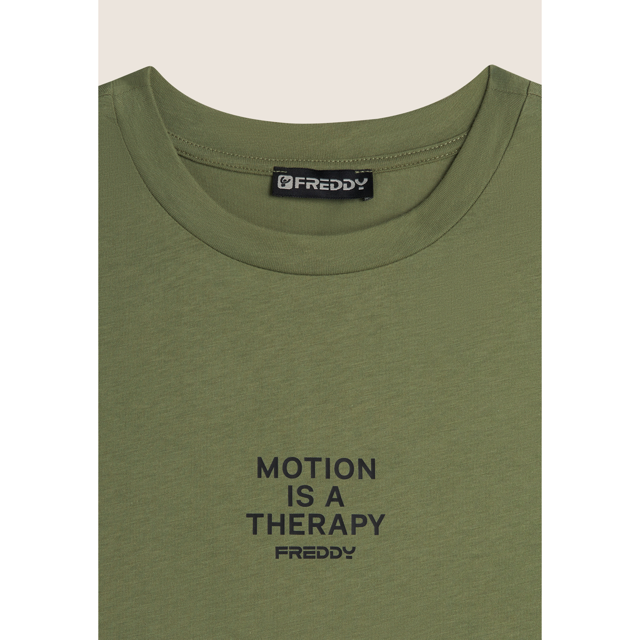 T-shirt da donna oversize in jersey con scritta stampata