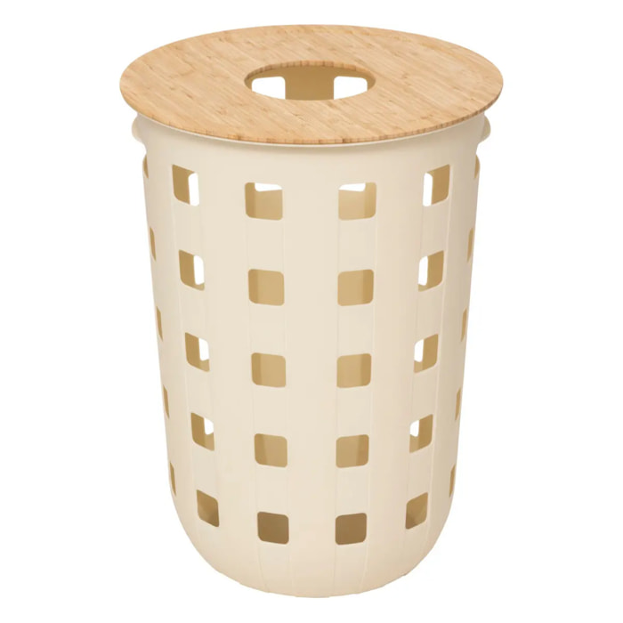 Corbeille à linge 60L Harmony argile