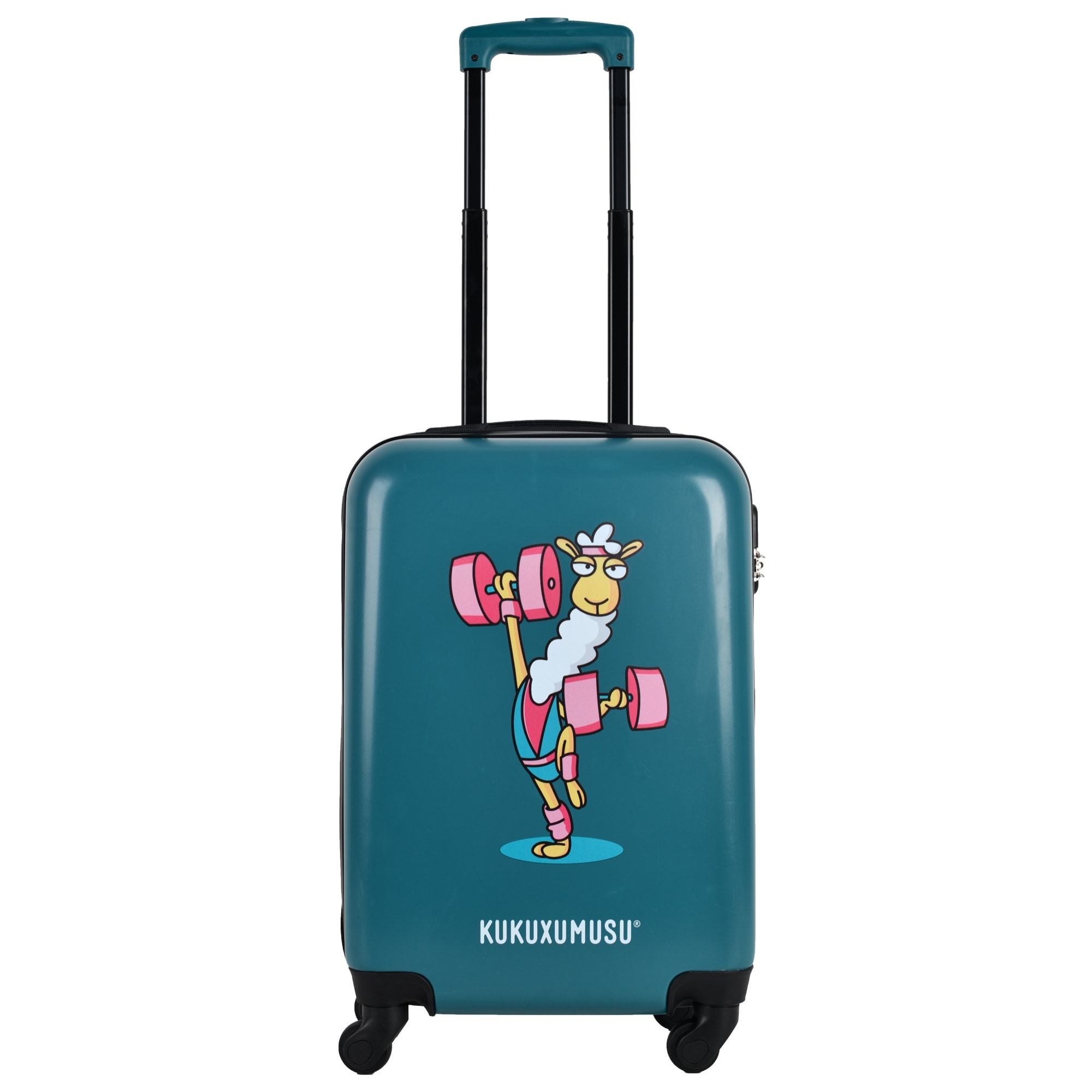 Juego de maletas rígidas con ruedas kukuxumusu 3 piezas color azul