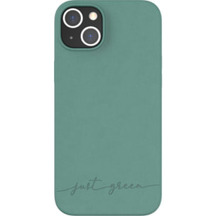 Coque JUST GREEN iPhone 14 Plus Bio vert nuit