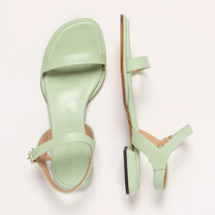 Sandalias S3152 NAPPA PASTEL GREEN/ VALVIN color Pastel green