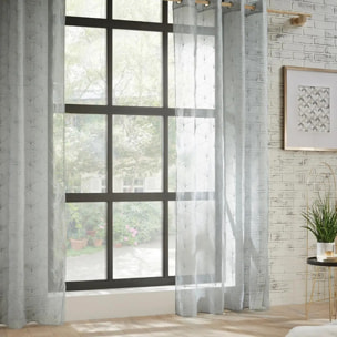 Voilage "Mia" gris 140x240cm